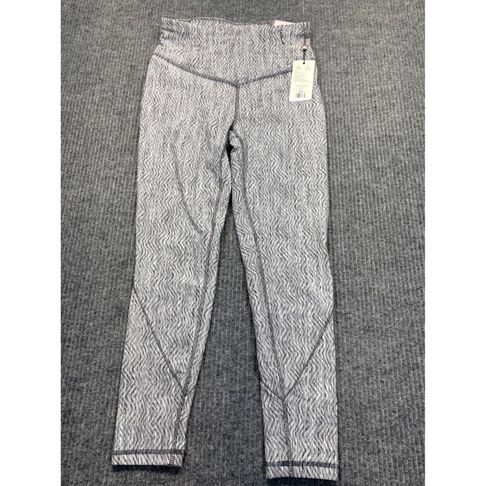 CALIA by Carrie Underwood Essential Jacquard Leggings Nine Iron High Rise 7/8 S